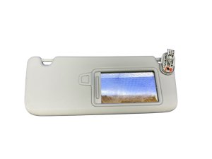 2024-2025 Hyundai Kona Gray Sun Visor Set Without Sunroof - Front, Right (Passenger) (Used OEM)