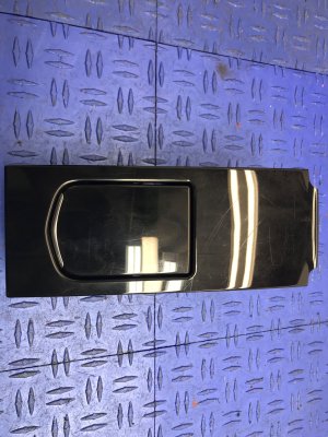 2010-2016 Porsche Panamera Black Center Console Cup Holder - Front (Used OEM)