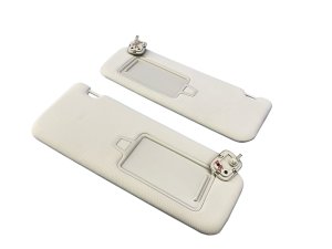 2022-2025 Kia Carnival Beige Sun Visor Shade Set - Front, Right (Passenger) (Used OEM)
