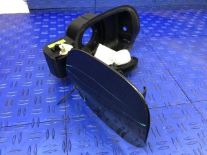 2017-2022 Genesis G90 Gray Fuel Tank Filler Pocket and Door Assembly (Used OEM)