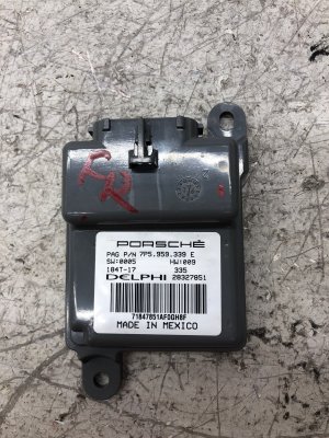 2011-2018 Porsche Cayenne Seat Occupancy Detection Control Module - Front (Used OEM)
