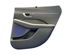 2024-2026 Hyundai Sonata Gray Door Interior Trim Panel with Sunshade - Rear, Right (Passenger) (Used OEM)