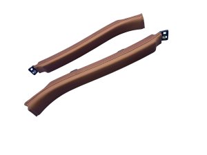 2006-2012 Bentley Flying Spur Brown D-Pillar Quarter Trim Cover Panel Set - Rear (Used OEM)