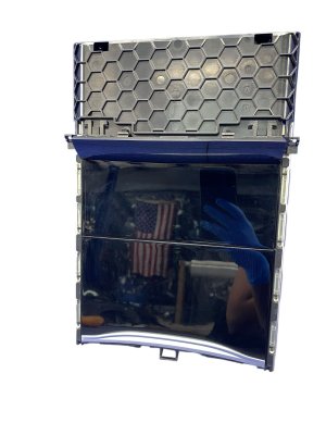 2016-2019 BMW M760i xDrive Center Console Cup Holder Sliding Door Trim Panel - Front (Used OEM)