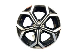 2023-2025 Kia Niro Silver 18x7.5 5-Y-Spoke Silver and Black Alloy Wheel (Used OEM)