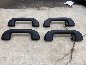 2021-2023 Jeep Grand Cherokee L Black Interior Roof Grab Bar Handle Set (Used OEM)