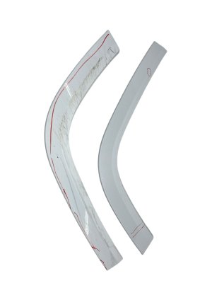 2021-2025 Jeep Grand Cherokee L White Rearward Wheel Opening Molding Set - Rear, Right (Passenger) (Used OEM)