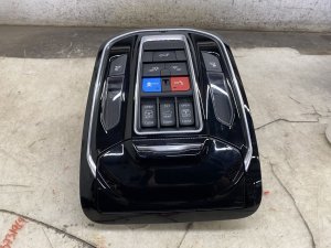 2021-2024 Jeep Grand Cherokee L Black Overhead Console with Sunroof and Power Liftgate Controls - Front (Used OEM)