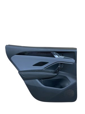 2025 Volkswagen Tiguan Black Door Interior Trim Panel - Rear, Left (Driver) (Used OEM)