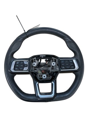 2024-2025 Ford Mustang Black Onyx Leather Steering Wheel - Front (Used OEM)