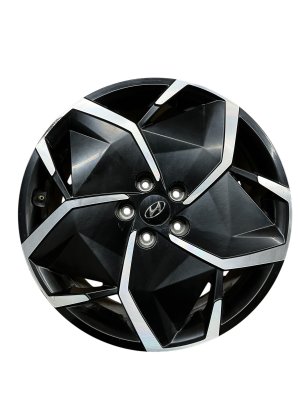 2022-2024 Hyundai Ioniq 5 Black 19x7.5 Machined Black Alloy Wheel (Used OEM)