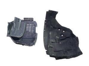 2023-2026 Maserati Grecale Forward and Rearward Inner Fender Liner Splash Shield Set - Front, Left (Driver) (Used OEM)