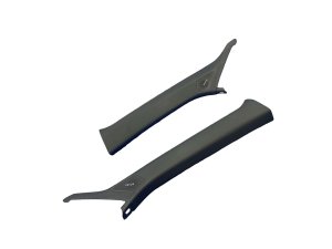 2022-2026 Audi S3 Black Interior A-Pillar Trim Panel Set with Speakers - Front (Used OEM)