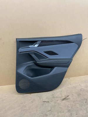 2025-2026 Volkswagen Tiguan Black Door Interior Trim Panel - Rear, Right (Passenger) (Used OEM)