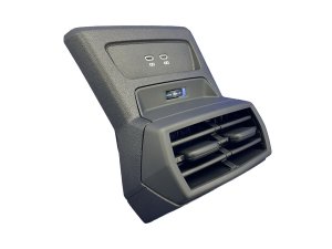2025-2026 Audi A3 Black Center Console Air Vent with Trim - Rear (Used OEM)
