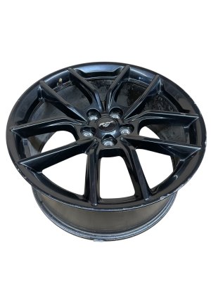 2024-2025 Ford Mustang Black 19x8.5 U-Spoke Painted Alloy Wheel (Used OEM)