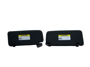 2019-2025 Genesis G70 Black Sun Visor with Vanity Mirror Set - Front, Left (Driver) (Used OEM)