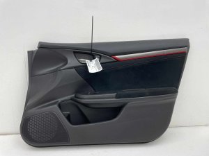 2016-2021 Honda Civic Black Door Interior Trim Panel - Front, Right (Passenger) (Used OEM)