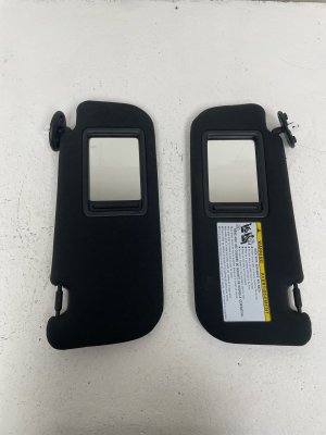 2021-2024 Toyota Venza Black Cloth Sun Visor - Front, Right (Passenger) (Used OEM)