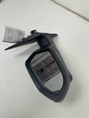 2024-2025 Hyundai Kona Gray Power Heated Blind Spot Signal Camera Door/Side View Mirror - Front, Left (Driver) (Used OEM)