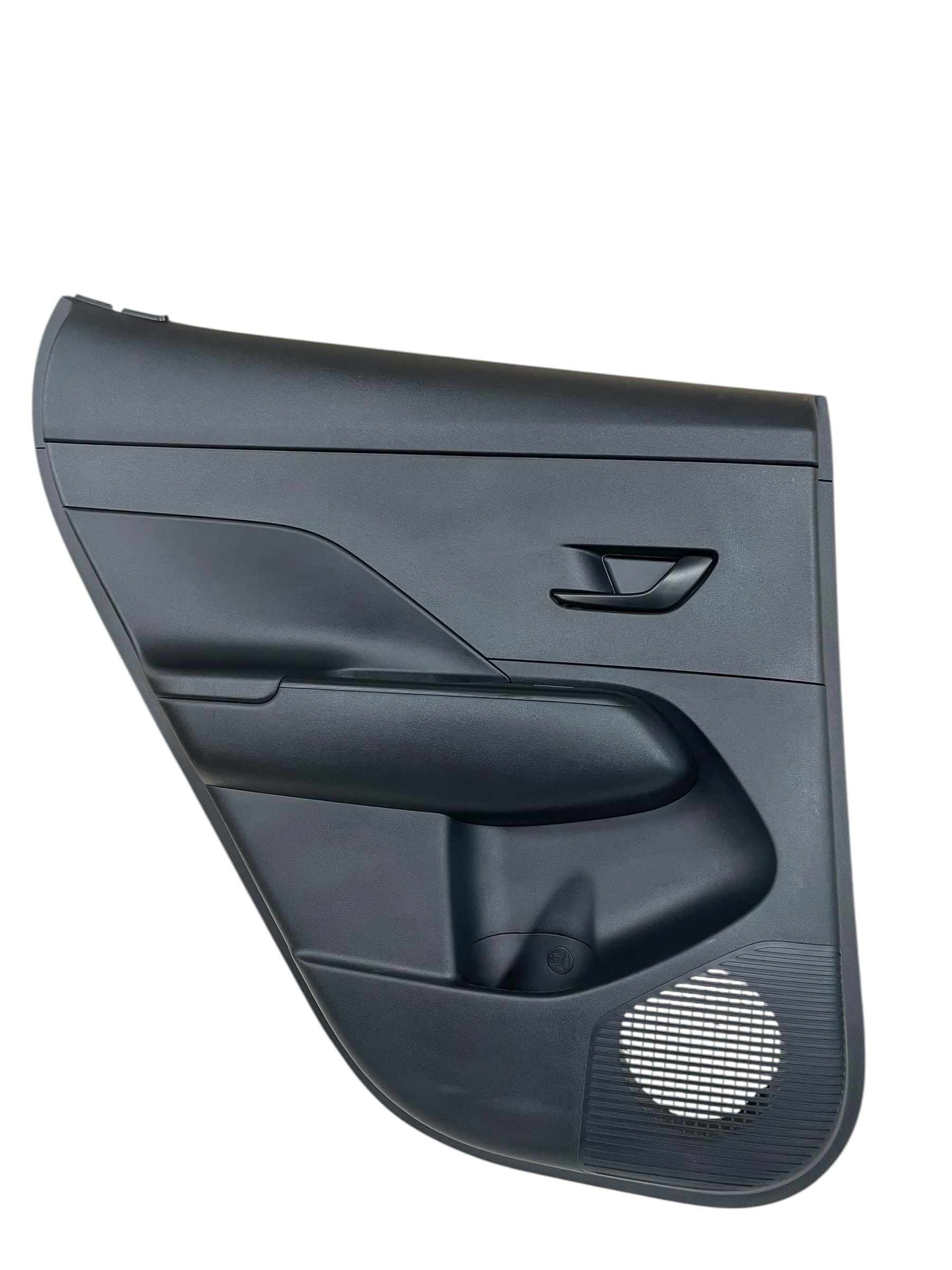 2024-2025 Hyundai Kona Black Door Interior Trim Panel - Rear, Left (Driver) (Used OEM)