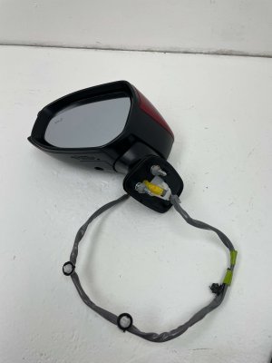 2023-2025 Toyota Crown Supersonic Red Power Heated Power Folding Door/Side View Mirror with Signal Lamp - Front, Left (Driver) (Used OEM)
