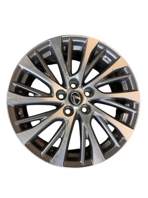 2019-2021 Lexus ES300h Silver 18x8 10-Split Spoke Silver Alloy Wheel (Used OEM)