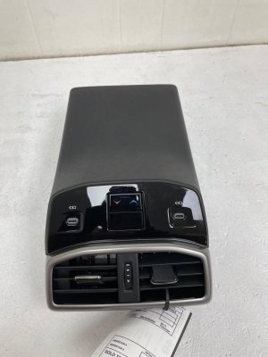 2023-2025 Lexus RX350h Black Center Console Trim Panel with HVAC Control and Vents - Rear (Used OEM)