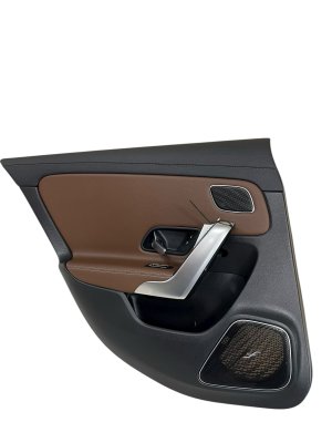 2019-2022 Mercedes-Benz A220 Brown Door Interior Trim Panel - Rear, Left (Driver) (Used OEM)