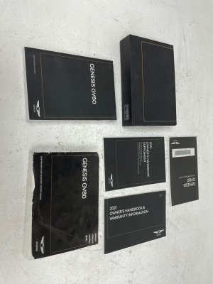 2021-2024 Genesis GV80 Owners Manual Book Set (Used OEM)