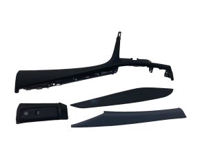 2022-2024 Buick Enclave Ebony (Black) Dash Panel Center Console Applique Molding with Parking and Dimmer Switches (Used OEM)