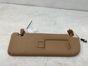 2017-2023 Porsche Panamera Beige Illuminated Sun Visor - Front, Right (Passenger) (Used OEM)
