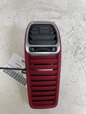 2013-2016 Porsche Boxster Red Dashboard Air Ventilation Outlet - Front (Used OEM)