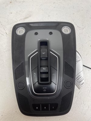 2016-2020 Bentley Bentayga Black Overhead Console with Sunroof Control (Used OEM)