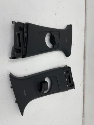 2025 Kia K4 Black Upper B-Pillar Trim Cover Panel Set (Used OEM)