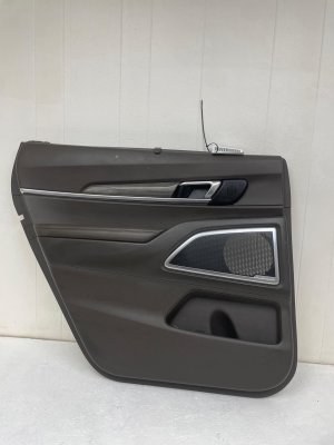 2020-2022 Kia Telluride Brown Door Interior Trim Panel - Rear, Left (Driver) (Used OEM)
