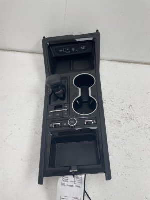 2025-2026 Kia K5 Black Center Console Shifter and Cup Holder Trim Panel - Front (Used OEM)