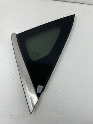 2024-2025 Hyundai Kona Quarter Window Glass and Trim - Rear, Left (Driver) (Used OEM)