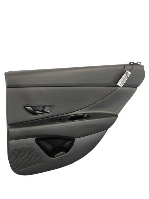 2024-2025 Hyundai Elantra Black Door Interior Trim Panel N Line Leatherette - Rear, Right (Passenger) (Used OEM)