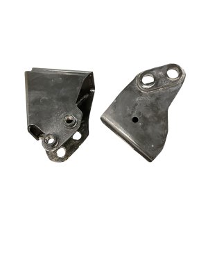 2017-2024 Mini Cooper Countryman Black Reinforcement Impact Bar Bracket Set - Front (Used OEM)