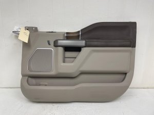 2018-2020 Ford F-150 Tan Door Interior Trim Panel - Front, Right (Passenger) (Used OEM)