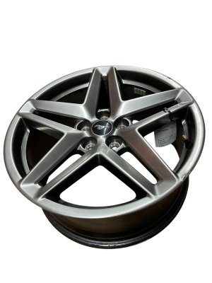 2025 Ford Mustang Gray 19x8.5 5-Split Spoke Gray Alloy Wheel (Used OEM)