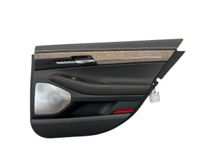 2020-2022 Genesis G90 Black Door Interior Trim Panel - Rear, Right (Passenger) (Used OEM)