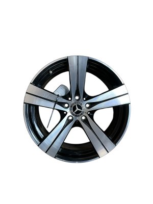 2022-2025 Mercedes-Benz C300 18x8.5 5-Spoke Double Spoke Machined Aluminum Wheel - Rear (Used OEM)