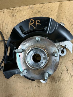 2024-2025 Hyundai Kona Steering Knuckle with Wheel Hub - Front, Right (Passenger) (Used OEM)