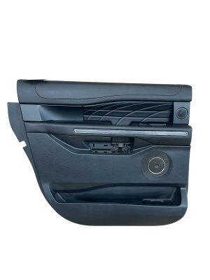 2018-2024 Lincoln Navigator Ebony (Black) Door Interior Trim Panel - Rear, Left (Driver) (Used OEM)