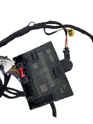 2012-2017 Audi A6 Door Control Module with Wiring Harness - Front (Used OEM)