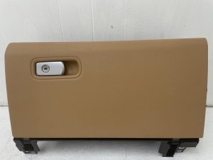 2017-2023 Porsche Panamera Beige Leather Glove Box Storage Compartment (Used OEM)