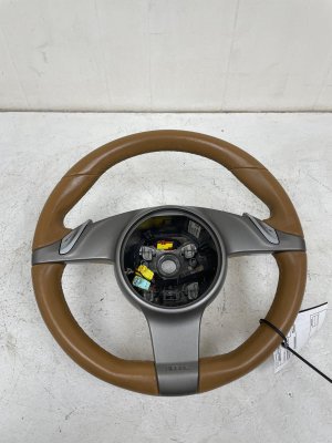 2009-2012 Porsche Boxster Beige Steering Wheel (Used OEM)