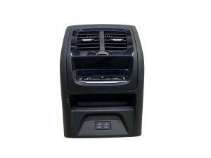 2020-2024 BMW X3 Center Console End Cap with Vents and Dual USB-C Ports - Rear (Used OEM)